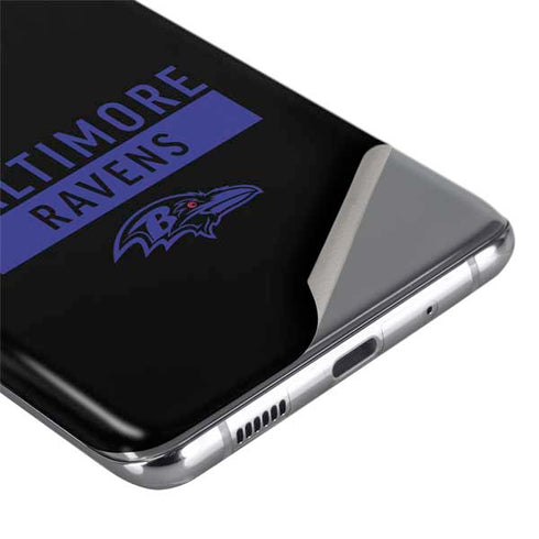 NFL Baltimore Ravens Black Performance Series Galaxy S20 Ultra 5G Skin