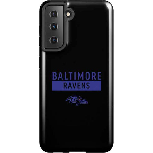 NFL Baltimore Ravens Black Performance Series Galaxy S21 5G Pro Case