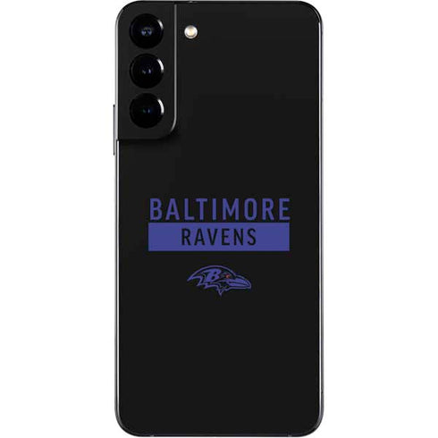 NFL Baltimore Ravens Black Performance Series Galaxy S22 Plus Skin