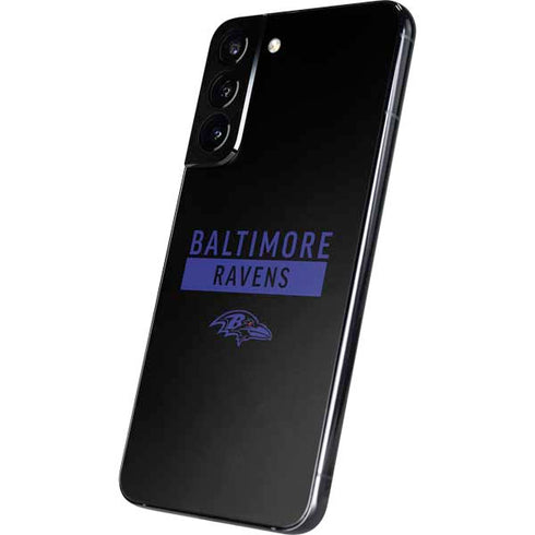 NFL Baltimore Ravens Black Performance Series Galaxy S22 Plus Skin
