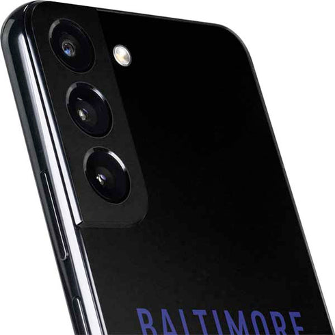 NFL Baltimore Ravens Black Performance Series Galaxy S22 Skin