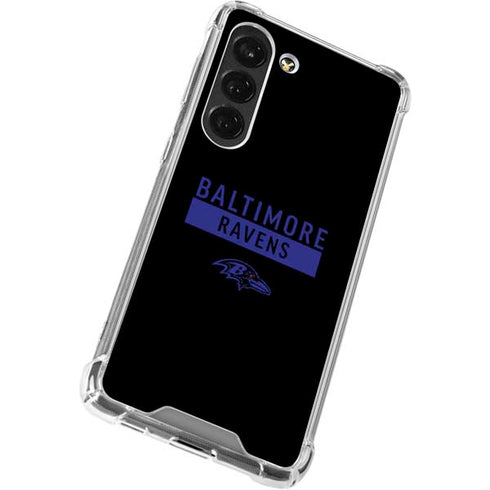 NFL Baltimore Ravens Black Performance Series Galaxy S23 Clear Case