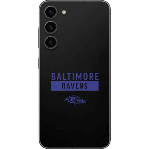 NFL Baltimore Ravens Black Performance Series Galaxy S23 Plus Skin