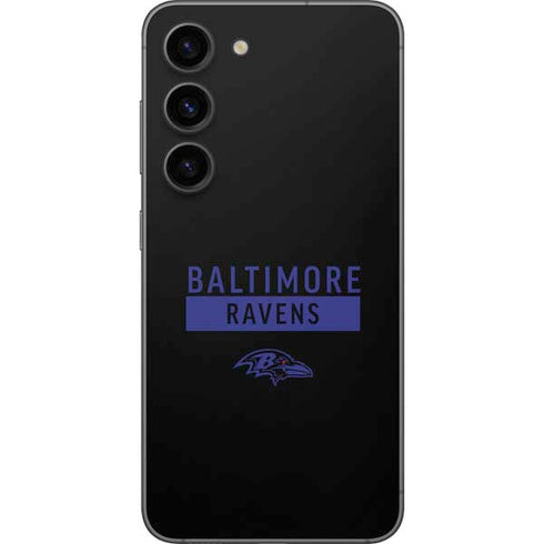 NFL Baltimore Ravens Black Performance Series Galaxy S23 Skin