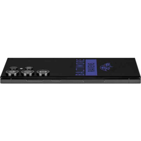 NFL Baltimore Ravens Black Performance Series Galaxy S23 Ultra Skin