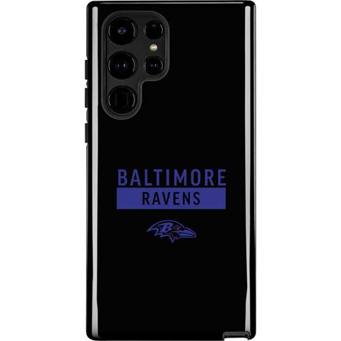 NFL Baltimore Ravens Black Performance Series Galaxy S24 Ultra Impact Case