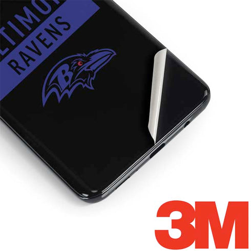 NFL Baltimore Ravens Black Performance Series Galaxy S9 Plus Skin