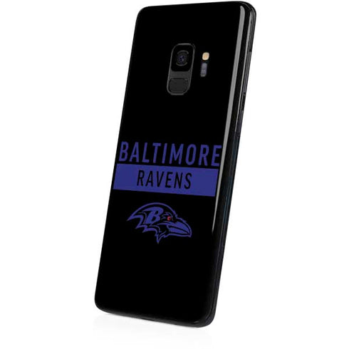 NFL Baltimore Ravens Black Performance Series Galaxy S9 Skin