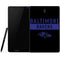 NFL Baltimore Ravens Black Performance Series Samsung Galaxy Tab Skin