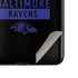NFL Baltimore Ravens Black Performance Series Galaxy Z Flip Skin