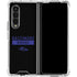 NFL Baltimore Ravens Black Performance Series Galaxy Z Fold4 5G Clear Case