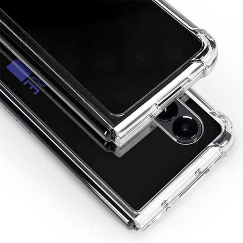 NFL Baltimore Ravens Black Performance Series Galaxy Z Fold4 5G Clear Case