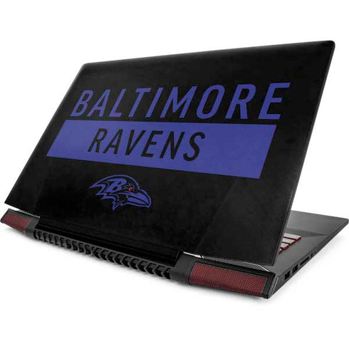NFL Baltimore Ravens Black Performance Series Lenovo IdeaPad Skin