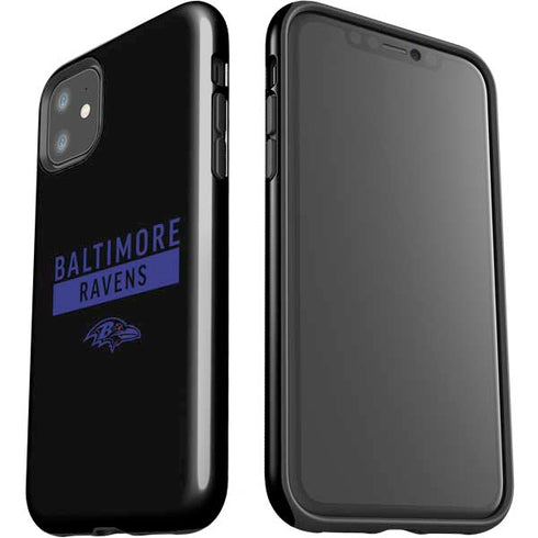 NFL Baltimore Ravens Black Performance Series iPhone 11 Impact Case