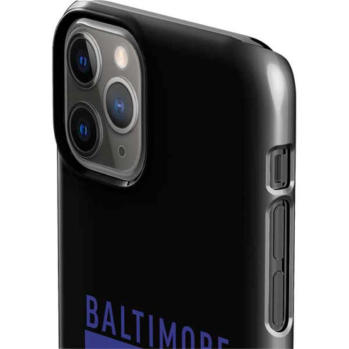 NFL Baltimore Ravens Black Performance Series iPhone 11 Pro Lite Case