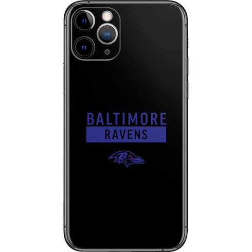 NFL Baltimore Ravens Black Performance Series iPhone 11 Pro Skin