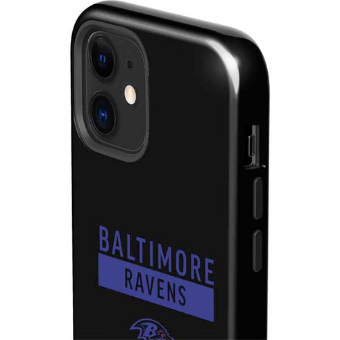 NFL Baltimore Ravens Black Performance Series iPhone 12 Impact Case