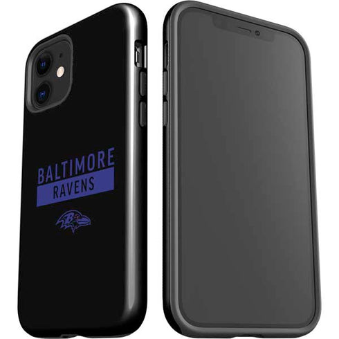 NFL Baltimore Ravens Black Performance Series iPhone 12 Impact Case