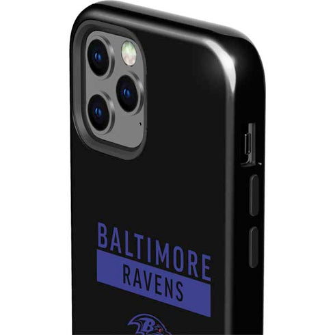 NFL Baltimore Ravens Black Performance Series iPhone 12 Pro Impact Case