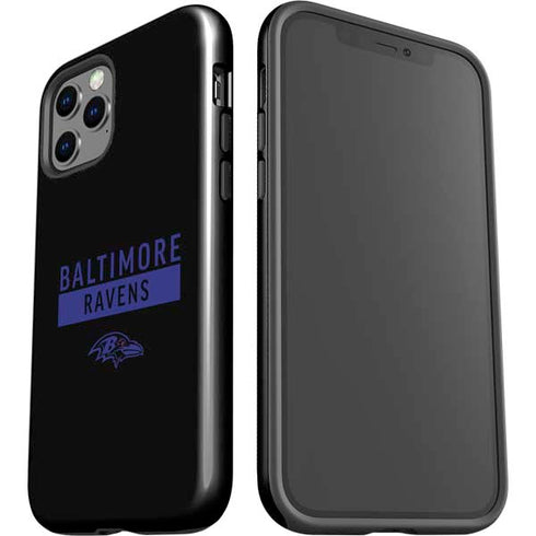 NFL Baltimore Ravens Black Performance Series iPhone 12 Pro Impact Case