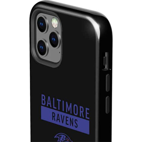 NFL Baltimore Ravens Black Performance Series iPhone 12 Pro Max Impact Case
