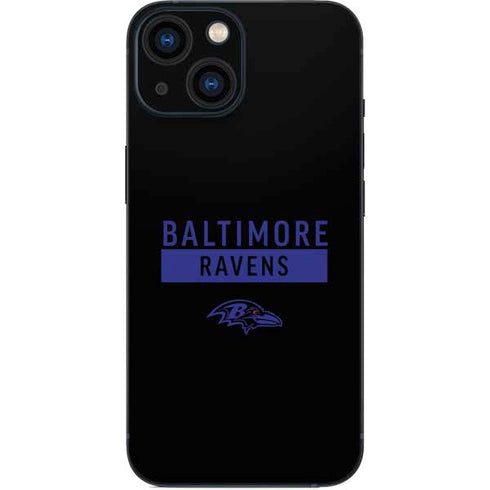 NFL Baltimore Ravens Black Performance Series iPhone 13 Mini Skin