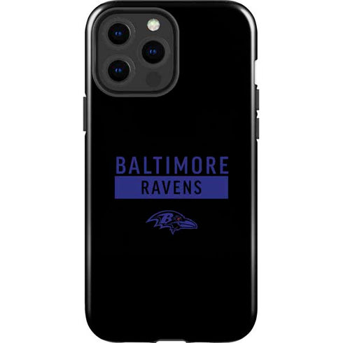 NFL Baltimore Ravens Black Performance Series iPhone 13 Pro Max Impact Case