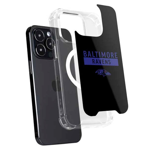 NFL Baltimore Ravens Black Performance Series iPhone 13 Pro Max MagSafe Case
