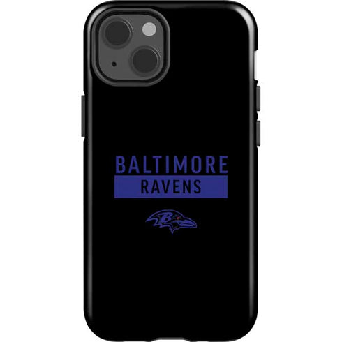 NFL Baltimore Ravens Black Performance Series iPhone 15 Impact Case