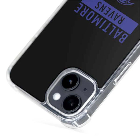 NFL Baltimore Ravens Black Performance Series iPhone 15 Plus MagSafe Case