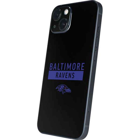NFL Baltimore Ravens Black Performance Series iPhone 14 Plus Skin