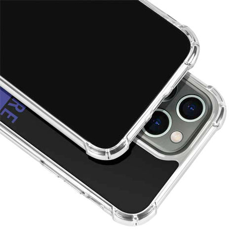 NFL Baltimore Ravens Black Performance Series iPhone 14 Pro Clear Case