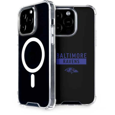 NFL Baltimore Ravens Black Performance Series iPhone 14 Pro MagSafe Case