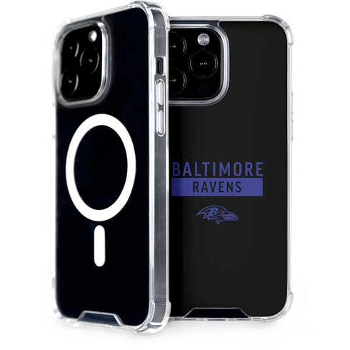 NFL Baltimore Ravens Black Performance Series iPhone 15 Pro Max MagSafe Case