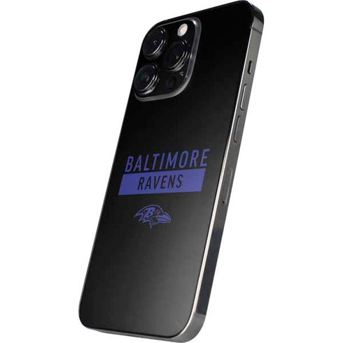 NFL Baltimore Ravens Black Performance Series iPhone 14 Pro Max Skin