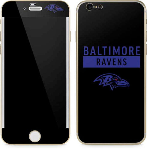NFL Baltimore Ravens Black Performance Series iPhone 6/6s Skin
