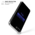 NFL Baltimore Ravens Black Performance Series iPhone 7/8 Plus Clear Case