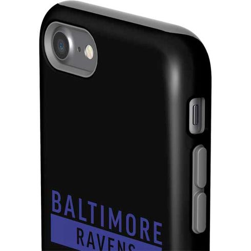 NFL Baltimore Ravens Black Performance Series iPhone SE (2nd & 3rd Gen) Pro Case