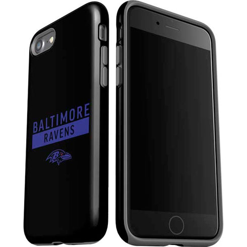 NFL Baltimore Ravens Black Performance Series iPhone SE (2nd & 3rd Gen) Pro Case