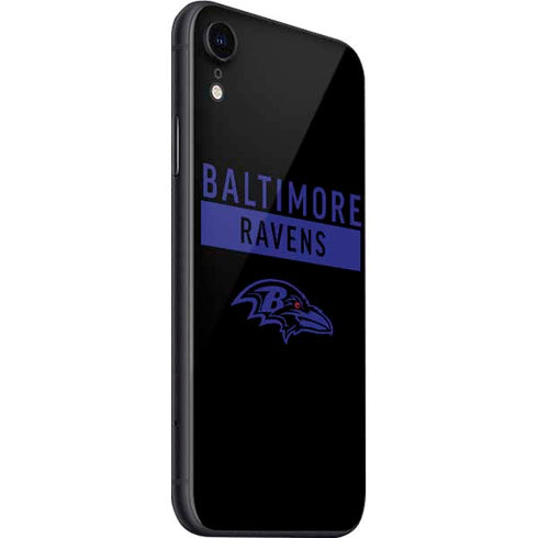 NFL Baltimore Ravens Black Performance Series iPhone SE (2nd & 3rd Gen) Skin