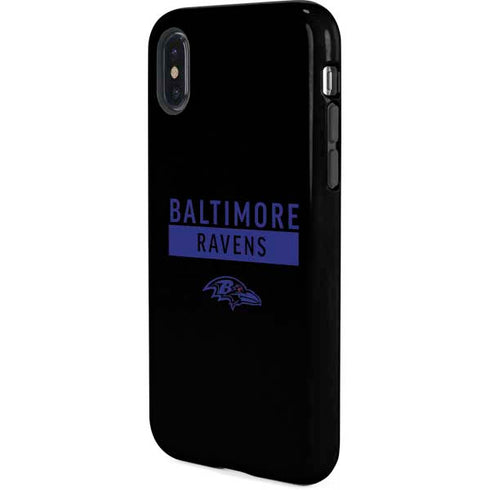 NFL Baltimore Ravens Black Performance Series iPhone X Pro Case