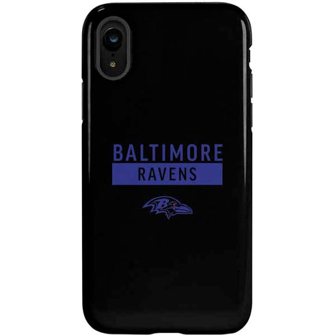 NFL Baltimore Ravens Black Performance Series iPhone XR Pro Case