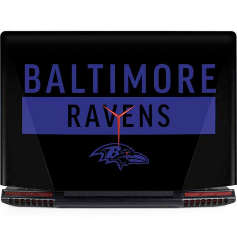 NFL Baltimore Ravens Black Performance Series Legion Y720 Skin