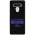 NFL Baltimore Ravens Black Performance Series LG Stylo 6 Clear Case