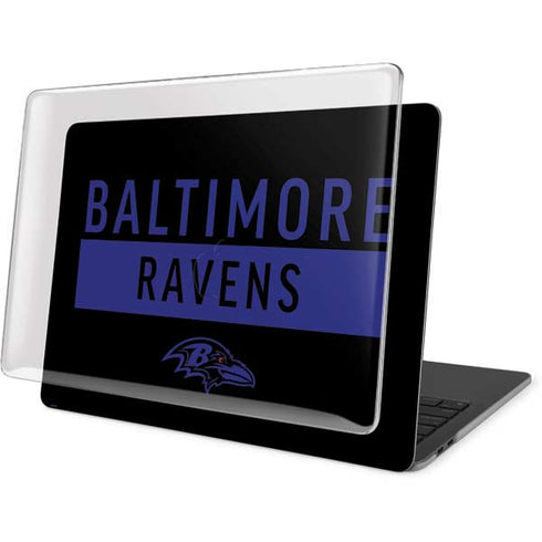 NFL Baltimore Ravens Black Performance Series MacBook Pro 16in (2019-20) Case plus Skin