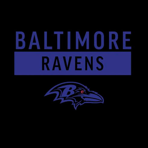 NFL Baltimore Ravens Black Performance Series Moto E5 Play Skin