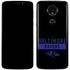 NFL Baltimore Ravens Black Performance Series Moto E5 Plus Skin