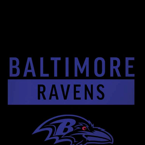 NFL Baltimore Ravens Black Performance Series Moto G6 Skin