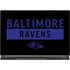 NFL Baltimore Ravens Black Performance Series MSI GS65 Stealth Laptop Skin