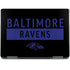 NFL Baltimore Ravens Black Performance Series Notebook 9 Pro 13in (2017) Skin